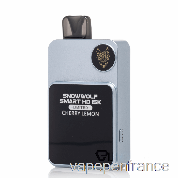 Stylo Vape Jetable Limité De Citron Cerise De Snowwolf Smart Hd 15k